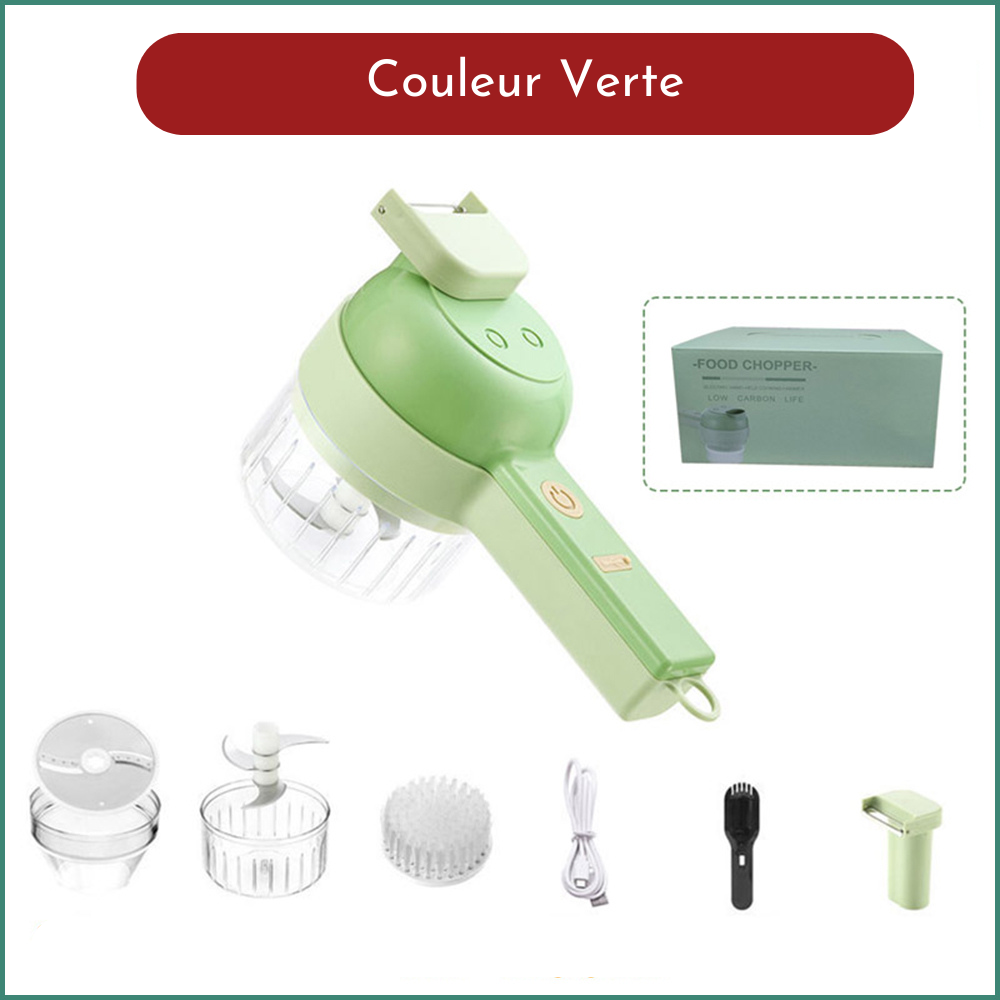 Food Chopper™- Coupe-légumes électrique 4 en 1